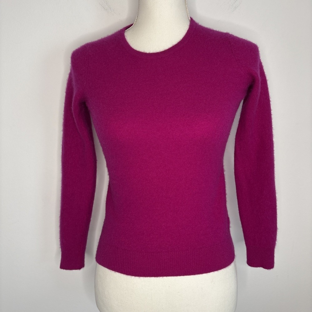 Charter Club Women's XS Pink 100%‎ Cashmere Sweater Luxury Long Sleeves